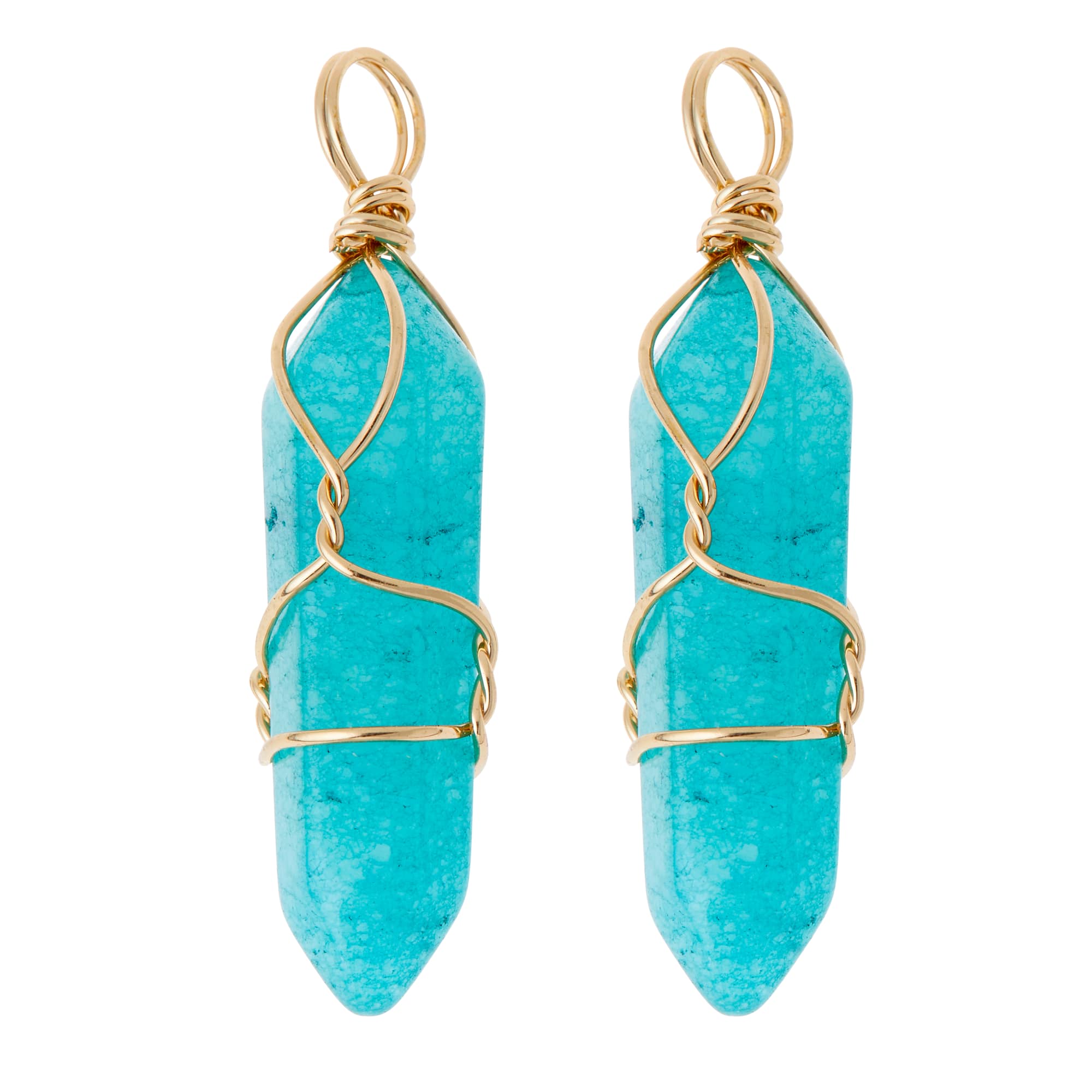 12 Packs: 2 ct. (24 total) Signature Color Shop Amazonite Charms by Bead Landing™